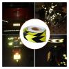 CvbGNJm Reflective Stickers, Hazard Warning Arrow Tape, Black and Yellow, 2 in x 82 ft (16 ft/5 m) view 3