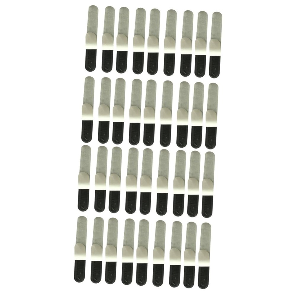 SOLUSTRE 40-Piece Reusable Hat Sweatband Liner Pads, Black