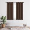 LIJIAO Blackout Curtains, 220 x 120 cm, Thick Thermal Curtains, 2-Piece Set, Taupe view 2