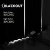 LIJIAO Blackout Curtains, 220 x 120 cm, Thick Thermal Curtains, 2-Piece Set, Taupe view 4