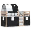 NQJIBUE Home Garden Bunk Bed without Mattress, 90 x 190 cm, Single Bed, Solid Pine Wood view 2