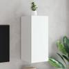 FENLAX White Wall-Mounted Cabinet with RGB LED Lights view 1