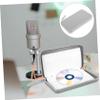 CD Case with Zipper for 80 CDs, Lightweight Silver Plastic Case view 4