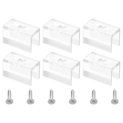 TOP-VIGOR Neon RGB Light Strip Mounting Clips, 8 mm, Transparent, 50-Pack