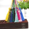 10-Piece Chinese Knot Silk Tassel Fringe Trim, Light Blue view 3