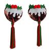 Diabolical Gifts DP0644 Christmas Pudding Tassels, Funny Secret Santa Gifts for Women Under 4.5 kg, Rude Gifts for Her, Novelty and Gag Toy for Her view 2