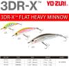 YO-Zuri 3DR-X Flat Heavy Minnow (S) 80 mm Prism Gold Black view 4