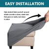 HKJGNH Square Stretch Footstool Cover, 35 x 35 cm view 4