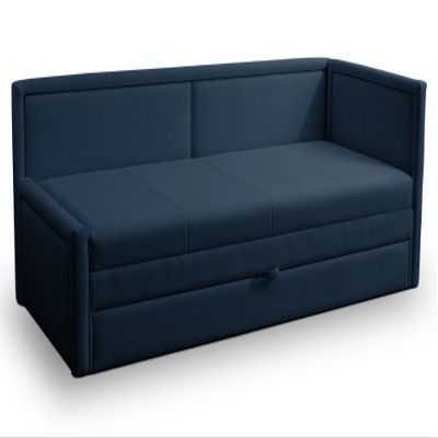 Selsey Caprili Upholstered Daybed, Navy Blue, 163 x 189 cm