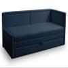Selsey Caprili Upholstered Daybed, Navy Blue, 163 x 189 cm view 1