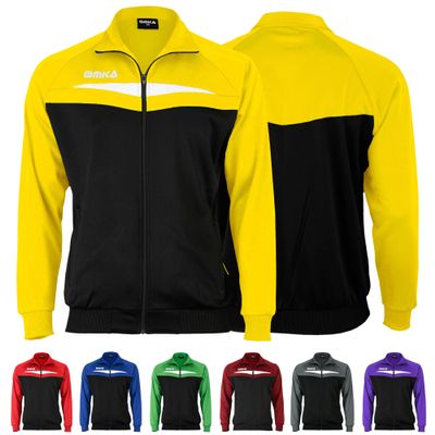 OMKA Optima Men's Training Jacket, Sports/Jogging Jacket, 5 Colors, Size 48, Yellow