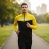 OMKA Optima Men's Training Jacket, Sports/Jogging Jacket, 5 Colors, Size 48, Yellow view 2