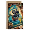 12 Pirate Birthday Invitations with Envelopes for a 9th Birthday view 1