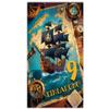 12 Pirate Birthday Invitations with Envelopes for a 9th Birthday view 3