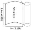 Cream White PU Faux Leather Fabric, Lychee Grain, 4 m × 1.4 m view 2