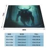 PHAYAH Minotaur Pattern Flannel Blanket, 127.7 x 101.6 cm, Soft Microfleece Blanket for All Seasons, Bed, Sofa, and Travel view 3
