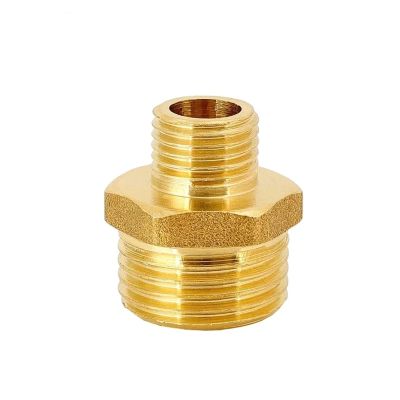 FQHIDMOMX Male-Thread Brass Pipe Fitting Nipple Reducer (M30 x 1.5)