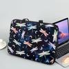 Surwin Laptop Bag 10–17 Inches, Dragonfly Print, Slim Business Laptop Briefcase for Men and Women, 12-Inch, Navy Blue view 1