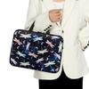 Surwin Laptop Bag 10–17 Inches, Dragonfly Print, Slim Business Laptop Briefcase for Men and Women, 12-Inch, Navy Blue view 3
