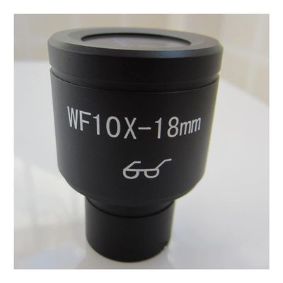 WF10X 18 mm Wide-Angle Biological Microscope Eyepiece, 23.2 mm, with Micrometer Scale Reading