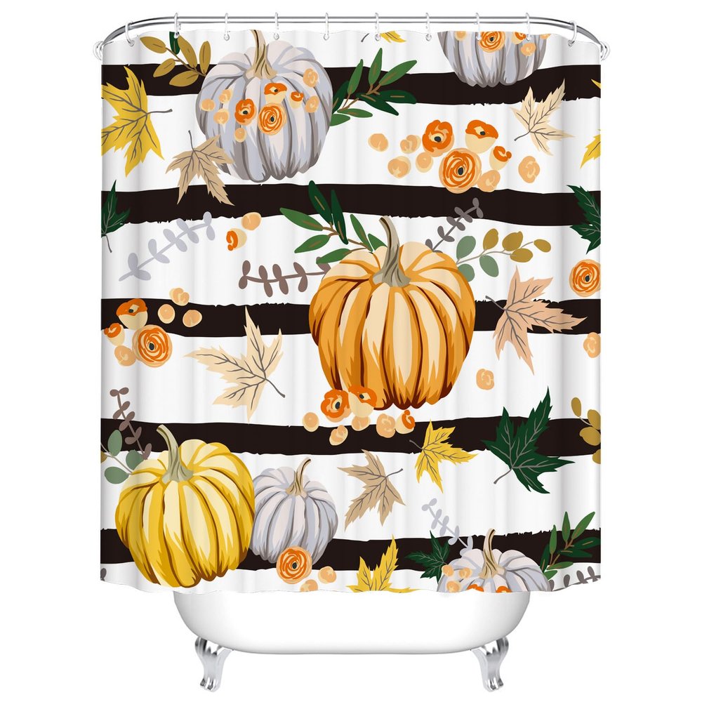 Krbis Polyester Shower Curtain, Waterproof and Mildew-Resistant, 180 x 220 cm