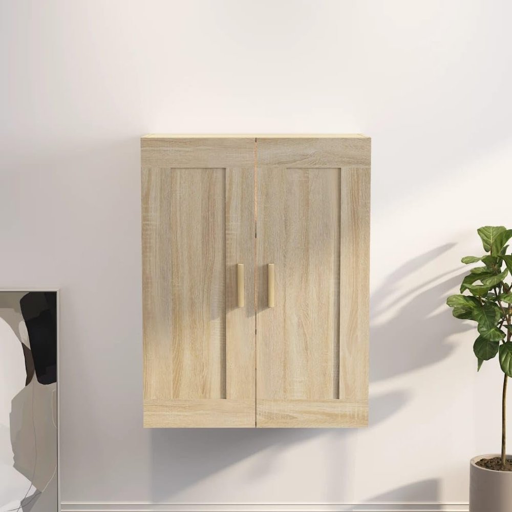 Home Garden Wall Cabinet Sonoma Oak 69.5 x 32.5 x 90 cm Engineered Wood
