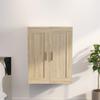 Home Garden Wall Cabinet Sonoma Oak 69.5 x 32.5 x 90 cm Engineered Wood view 1