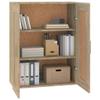 Home Garden Wall Cabinet Sonoma Oak 69.5 x 32.5 x 90 cm Engineered Wood view 4