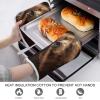 Grizzly Bear Oven Mitt and Pot Holder Set, Heat-Resistant Kitchen Gloves with Hanging Loop view 3