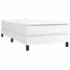 Brokky Bed Frame White 80 x 200 cm Faux Leather view 3