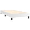 Brokky Bed Frame White 80 x 200 cm Faux Leather view 4