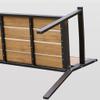 MANAFEEL Outdoor Garden Bench, 128 cm, Double Seat view 3