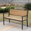MANAFEEL Outdoor Garden Bench, 128 cm, Double Seat view 4