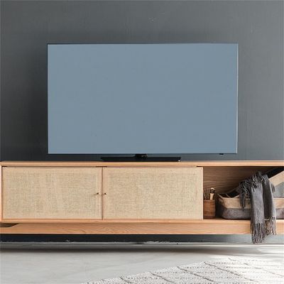 Mateju TV Dust Cover, 65–70 Inch, Blue-Gray