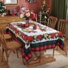 XQKXHZ Rectangular Christmas Tablecloth with Festive Patterns, Reusable, Washable Polyester, 150 x 400 cm view 1