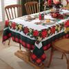 XQKXHZ Rectangular Christmas Tablecloth with Festive Patterns, Reusable, Washable Polyester, 150 x 400 cm view 2