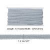Sourcing Map 2-Pack Braided Gimp Trim, 12 mm x 12 m, Gray view 2
