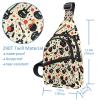 KengjuTesu Cartoon Electric Guitar Crossbody Waist Bag, Multicolor, One Size view 4