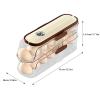 Stackable Egg Storage Box with Automatic Rolling Rack view 2