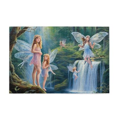 Wooden Puzzle, 1,000 Pieces, Challenging Picture Puzzle, Best Gift for Adults, 75 x 50 cm (Sea Fairy)