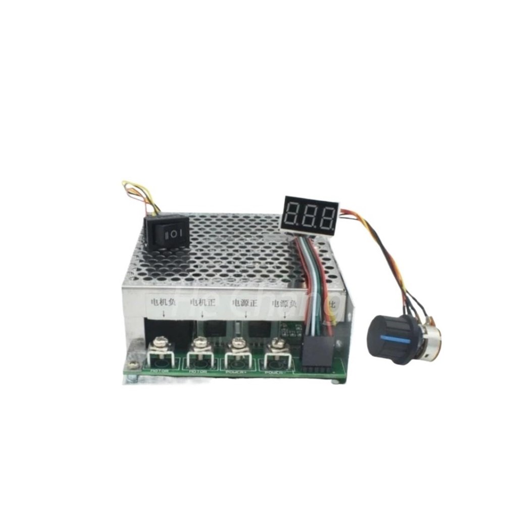 DC Motor Speed Controller with Forward/Reverse Switch, Digital Speed Scale, 12V/24V/36V/48V