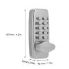 Mechanical Mini Combination Lock, 2-Digit, for Indoor and Outdoor Use view 4