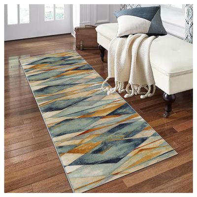 Siunwdiy Modern Geometric Runner Rug, 100 x 280 cm
