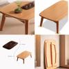 ZGFOZJGC Japanese Floor-Sitting Table, Foldable Bamboo Tatami Coffee Table view 3