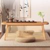 ZGFOZJGC Japanese Floor-Sitting Table, Foldable Bamboo Tatami Coffee Table view 4