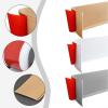 PVC Baseboard Trim, 4 m x 10 cm, Self-Adhesive, Flexible, Gray view 4