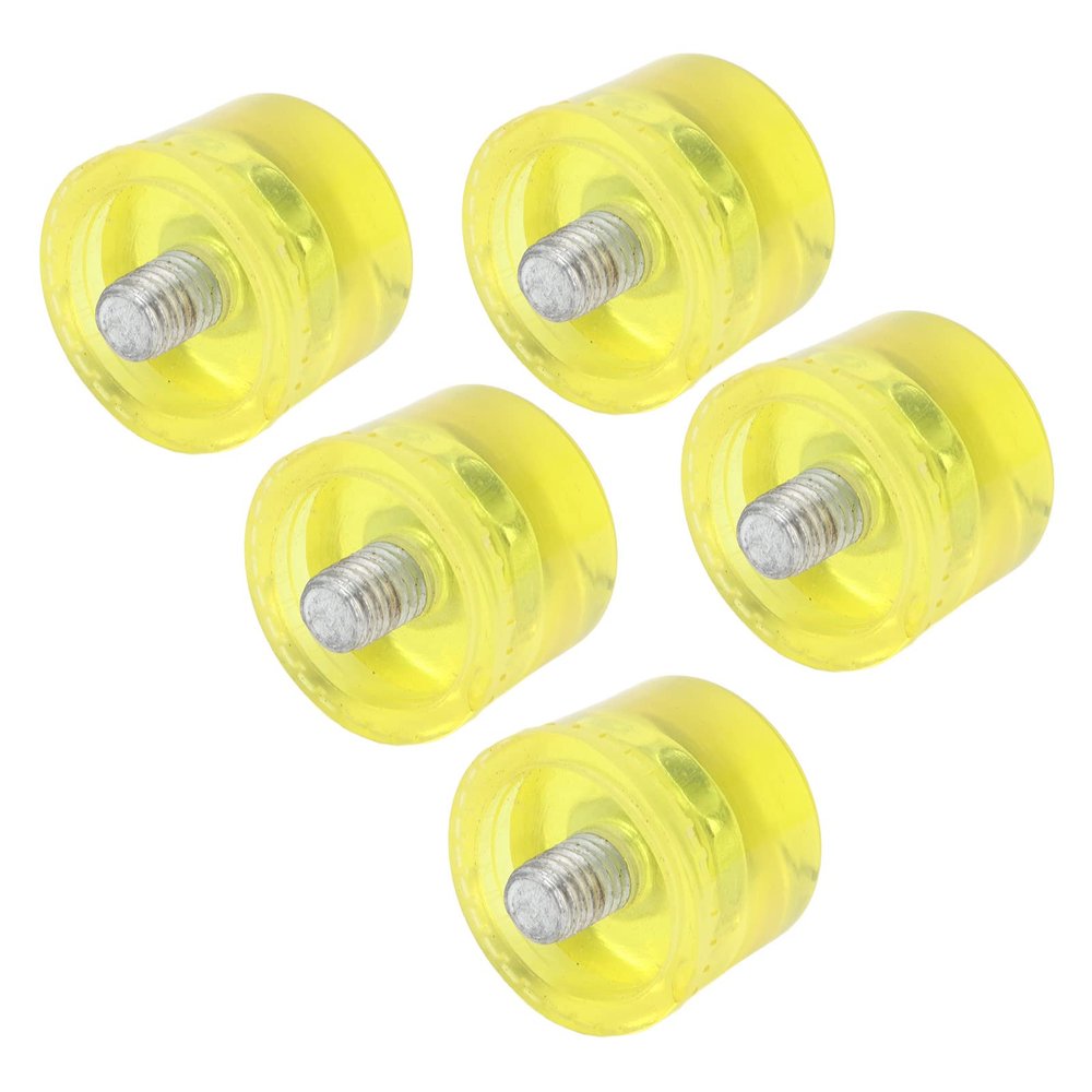 Yellow Rubber Hammer Head, Replacement Part for Rubber Hammer, Durable and Sturdy for DIY and Professional Use (35 mm)