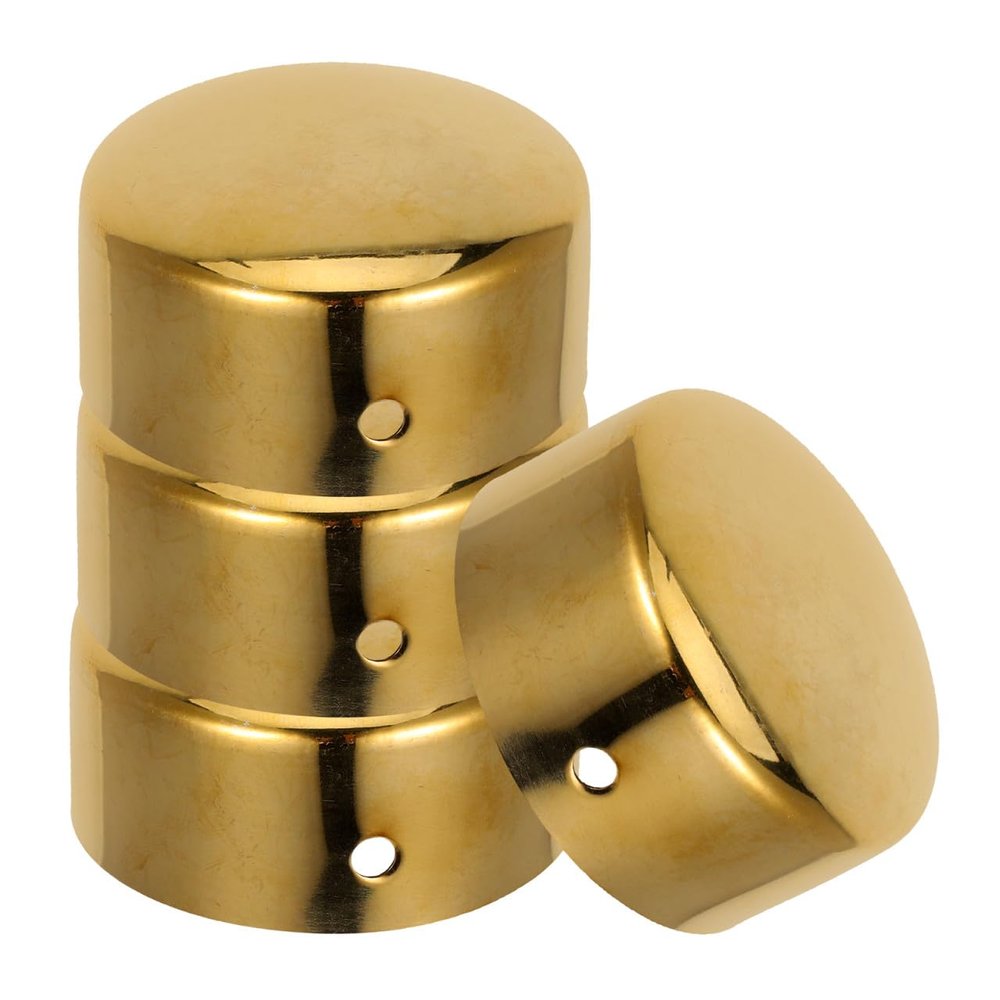 OKUMEYR Stainless Steel Stair Handrail End Caps, 4-Pack