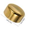 OKUMEYR Stainless Steel Stair Handrail End Caps, 4-Pack view 2