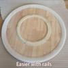 YCYHZC Wooden Lazy Susan Turntable, 39 in/100 cm, Curry view 4